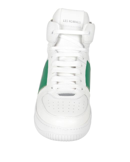 Les Hommes Green Trainers for men