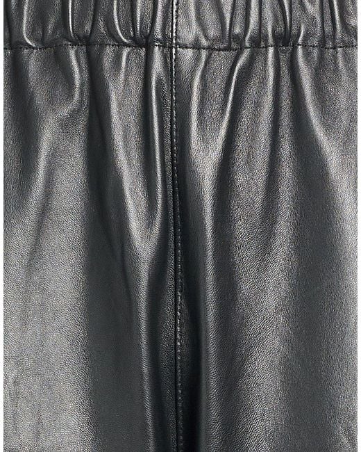 SOLOTRE Gray Pants Leather