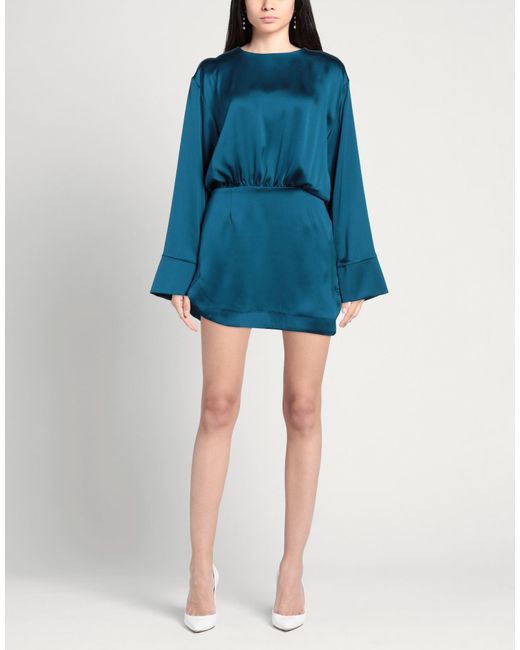 ACTUALEE Blue Mini Dress
