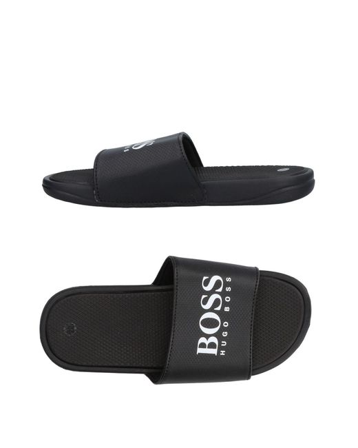 BOSS by Hugo Boss Black Solar Slide Sandal for men