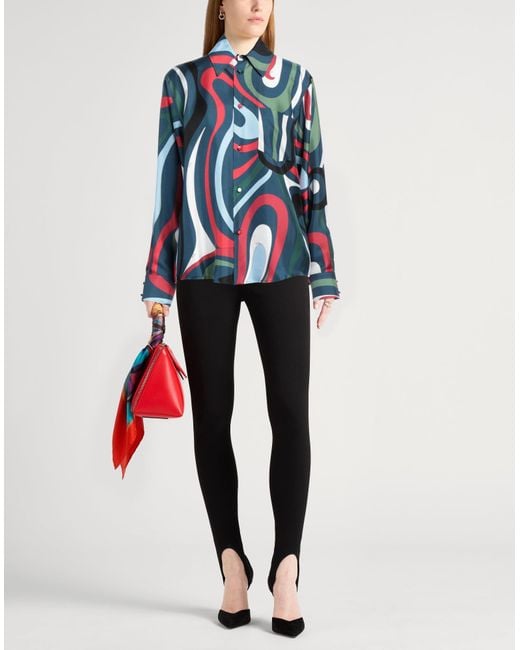 Emilio Pucci Blue Hemd