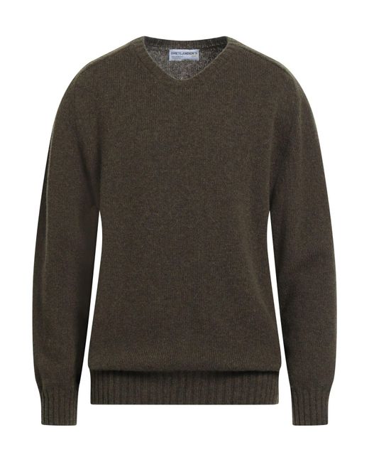 SHETLANDER'S Green Sweater for men
