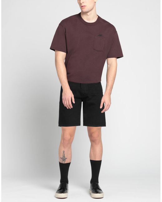 DIESEL Black Denim Shorts for men