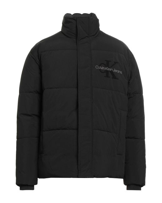 Plumífero Y Acolchado Calvin Klein de hombre de color Black