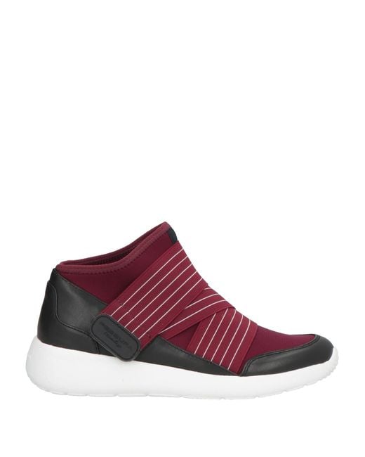 Fessura Purple Burgundy Sneakers Textile Fibers