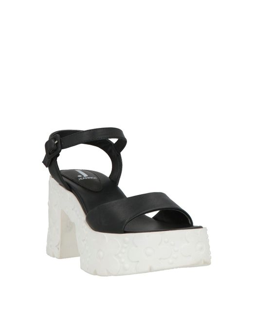 Jeannot White Sandals Leather