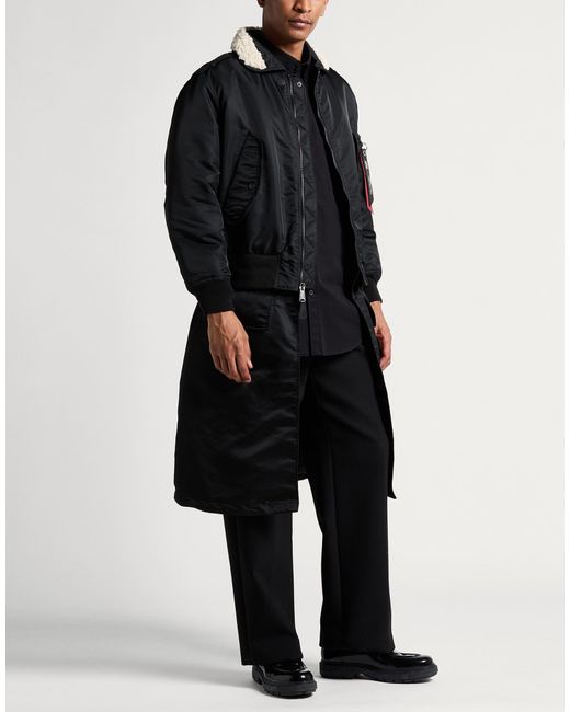 Neil Barrett Black Coat Nylon for men
