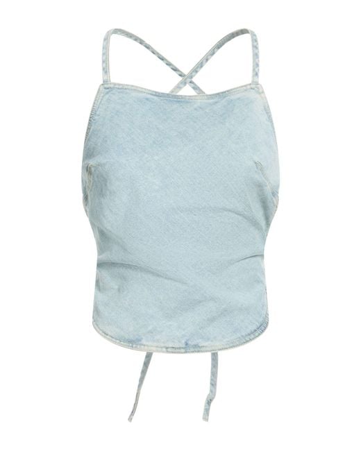 Holzweiler Blue Top Cotton, Elastane