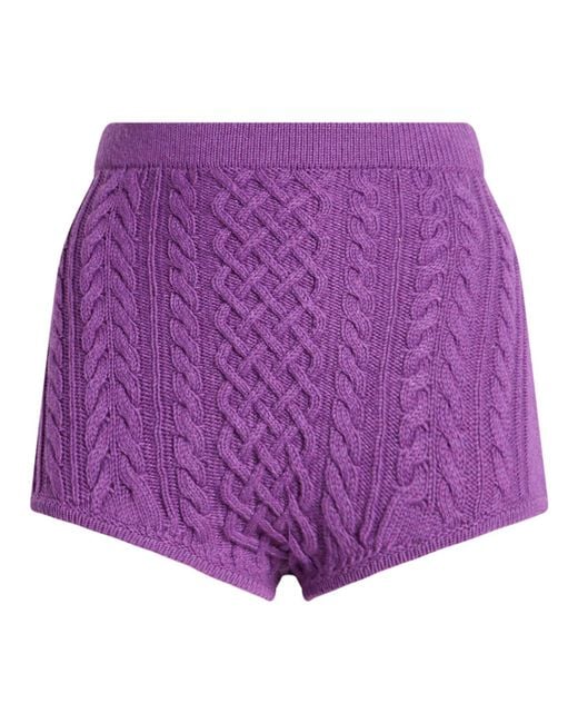 DES_PHEMMES Purple Shorts & Bermuda Shorts