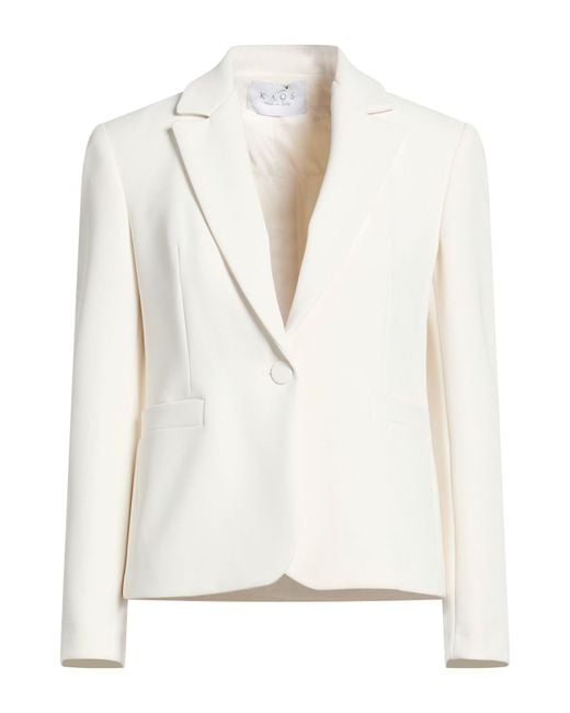 Kaos White Blazer