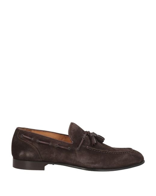 Luigi Borrelli Napoli Brown Loafers for men