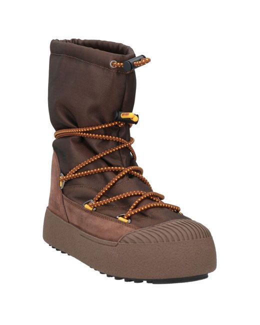 Stivale di Moon Boot in Brown da Uomo