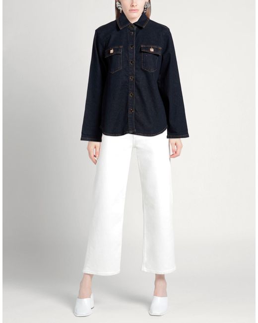 Oltre Blue Denim Shirt
