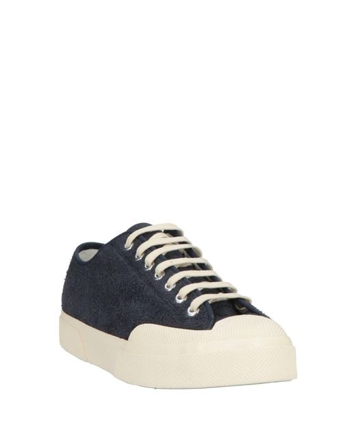 Superga Blue Sneakers Leather