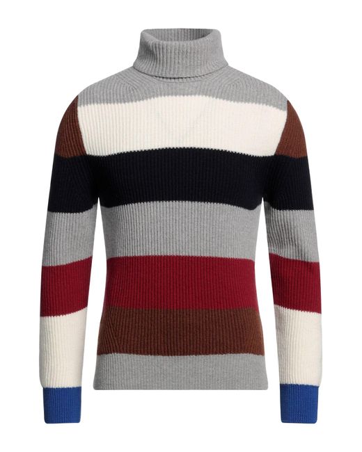 +39 Masq Red Turtleneck for men