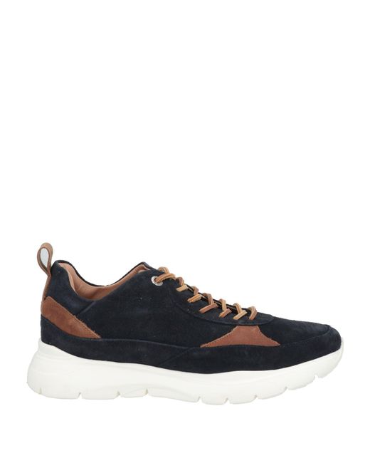 Alexander Smith Blue Sneakers Leather for men