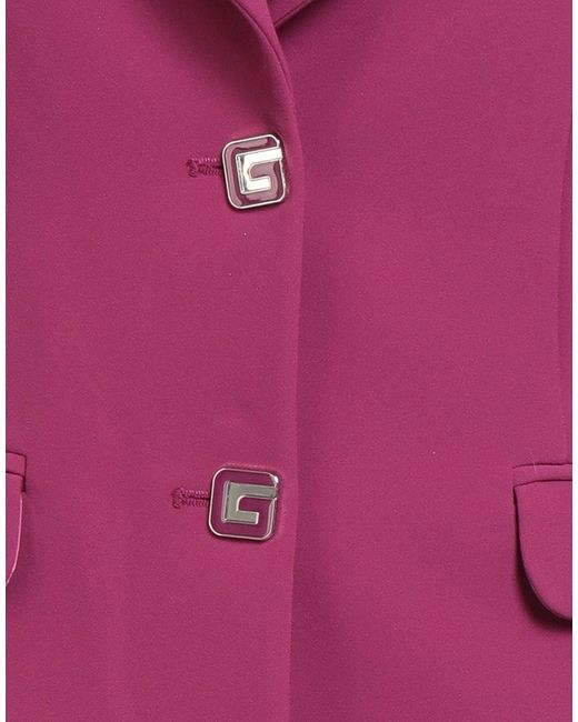 Gaelle Paris Pink Mauve Blazer Polyester, Elastane