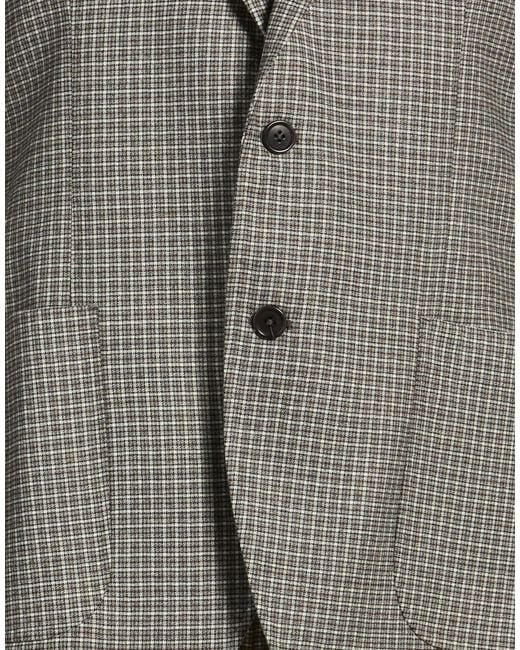 Tombolini Gray Blazer Wool, Elastane for men