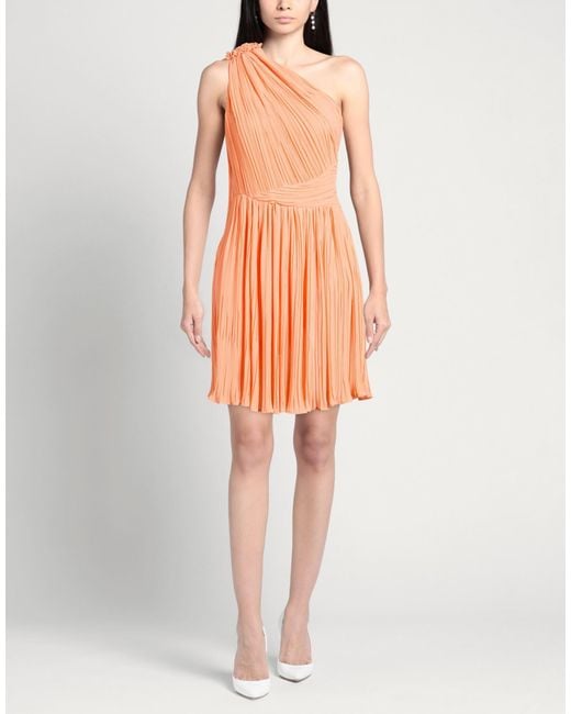 Marella Orange Mini Dress Polyester