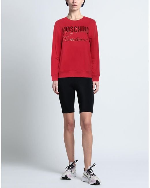 Moschino Red Sweatshirt