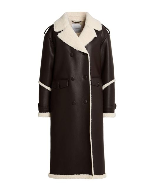 ERMANNO FIRENZE Black Shearling & Teddy