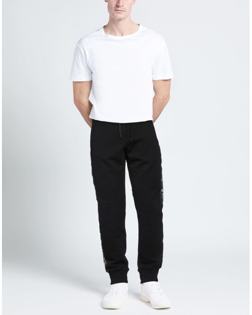 Versace Jeans Couture Black Pants Cotton, Elastane for men