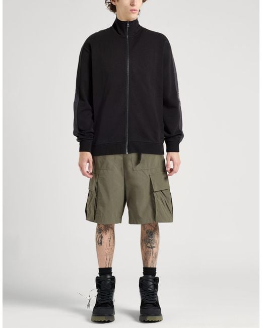 Calvin Klein Black Sweatshirt Cotton, Polyester for men