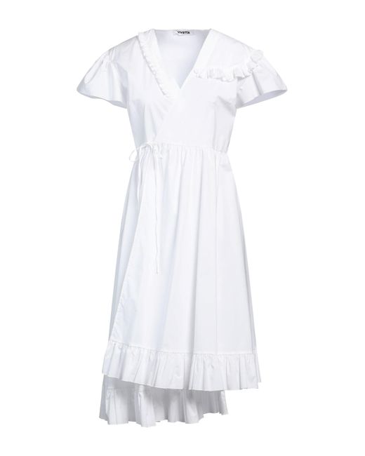 Vivetta White Midi Dress