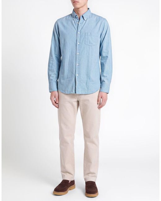 Manuel Ritz Blue Sky Shirt Cotton for men