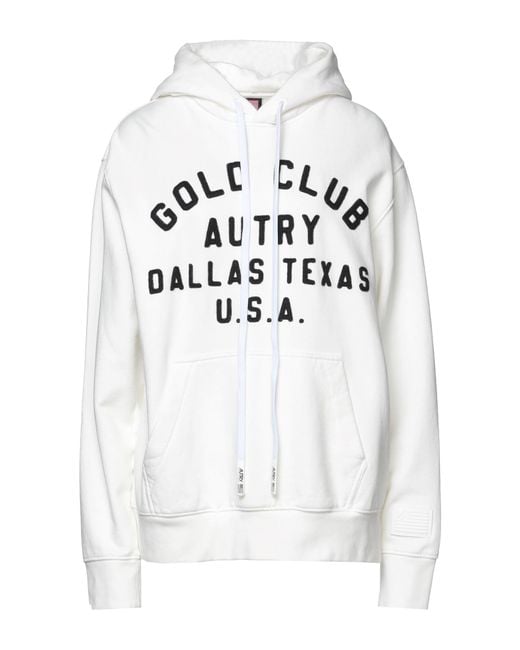 Autry White Sweatshirt Cotton