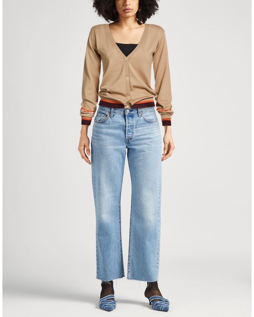 Marni Natural Cardigan Virgin Wool, Silk