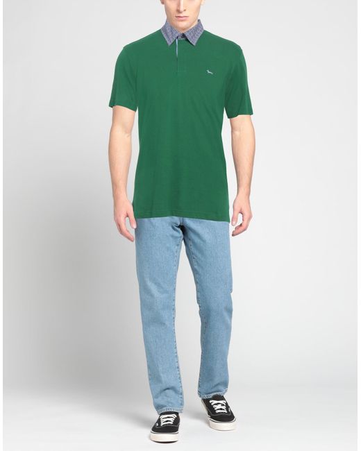 Harmont & Blaine Green Polo Shirt for men