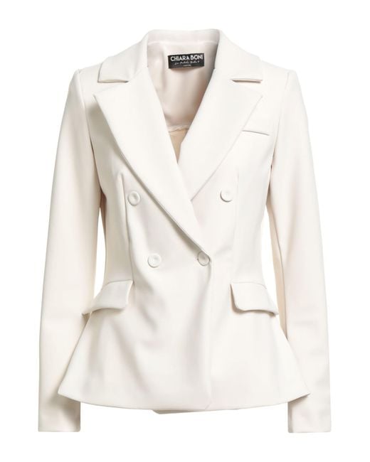 La Petite Robe Di Chiara Boni White Blazer
