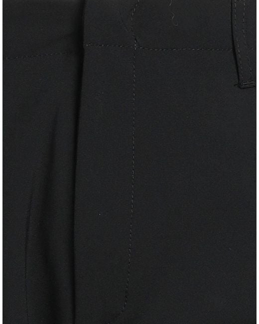Dondup Black Pants Polyester, Virgin Wool, Elastane for men