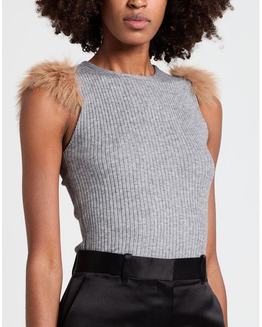 Dixie Gray Sweater Viscose, Polyester, Polyamide
