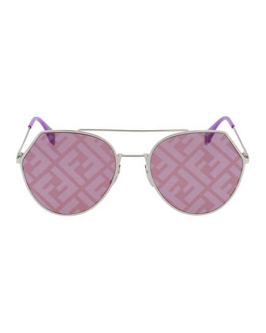Fendi Purple Sonnenbrille