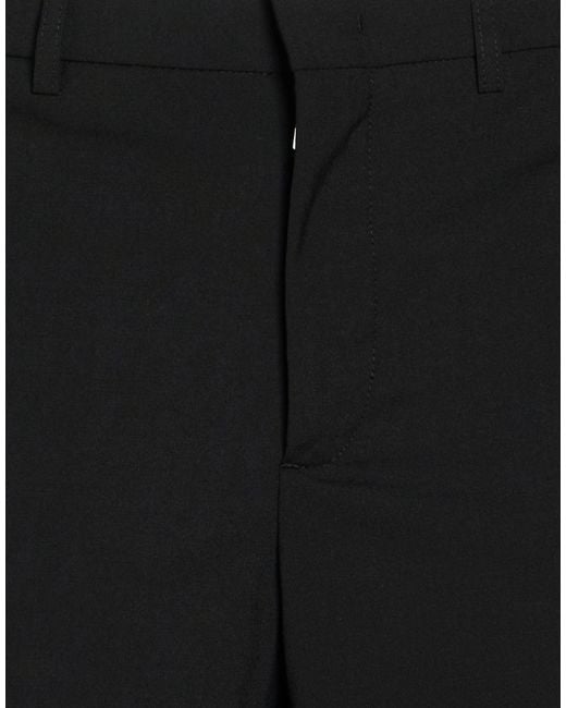 Department 5 Black Pants Polyester, Virgin Wool, Elastane for men