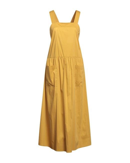 Semicouture Yellow Maxi Dress