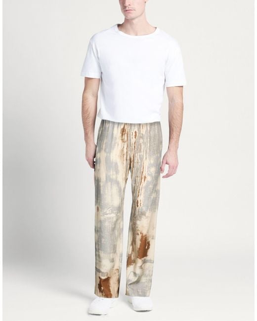 FEDERICO CINA Natural Pants for men