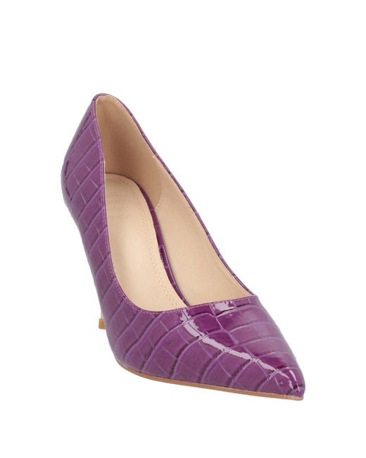 Twenty Four Haitch Purple Pumps Textile Fibers