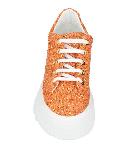 Casadei Orange Trainers