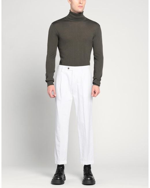 BRO-SHIP White Pants for men