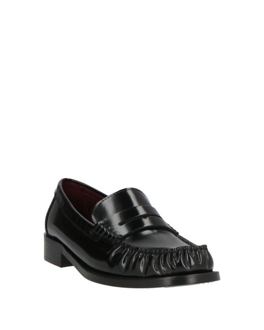 Paris Texas Black Loafers Calfskin