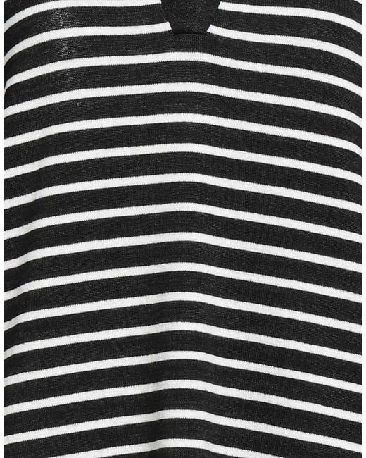 Rag & Bone Black Sweater Rayon, Polyester, Elastane