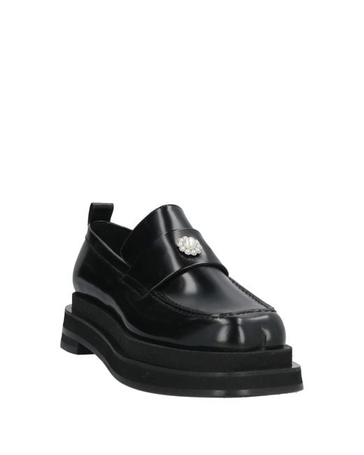 Simone Rocha Black Loafers Leather