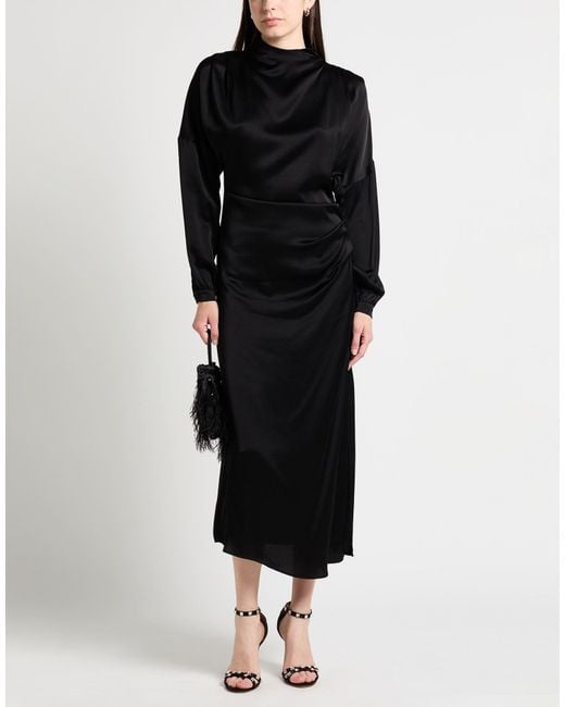 Ottod'Ame Black Maxi Dress Viscose