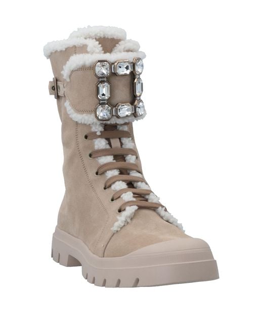 Roger Vivier Gray Ankle Boots