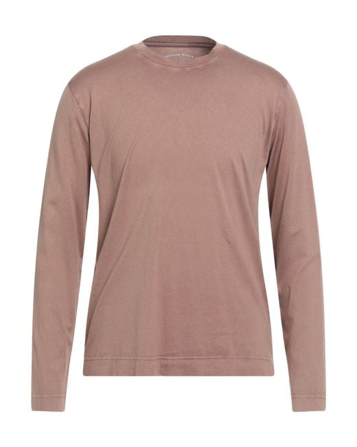 Fedeli Pink Light T-Shirt Cotton for men