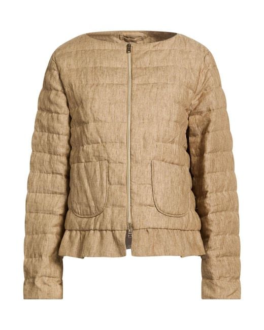 Herno Natural Puffer Linen