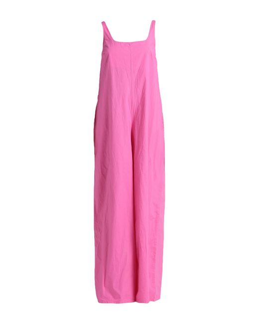 I LOVE MP Pink Fuchsia Jumpsuit Cotton